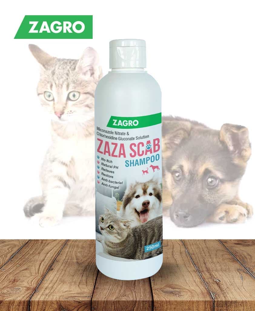 Zaza Scab Shampoo for Dogs and Cats 250mL