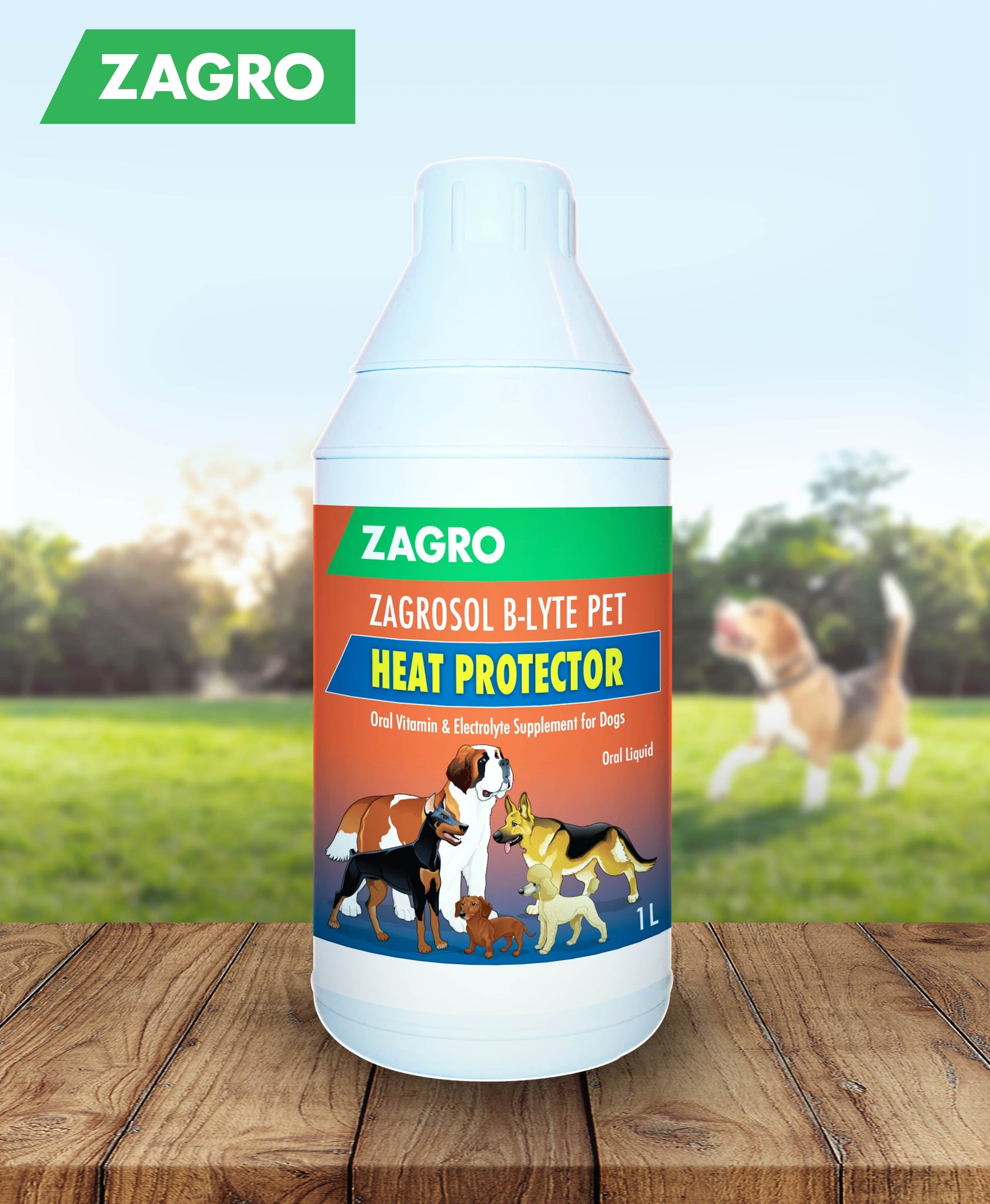 Zagrosol B-lyte Pet (Oral Vitamin & Electrolyte Supplement) 1L - Zagro Health