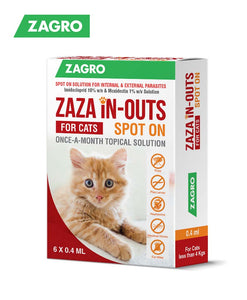 Zaza In-Outs Spot On For Cats - Zagro Health