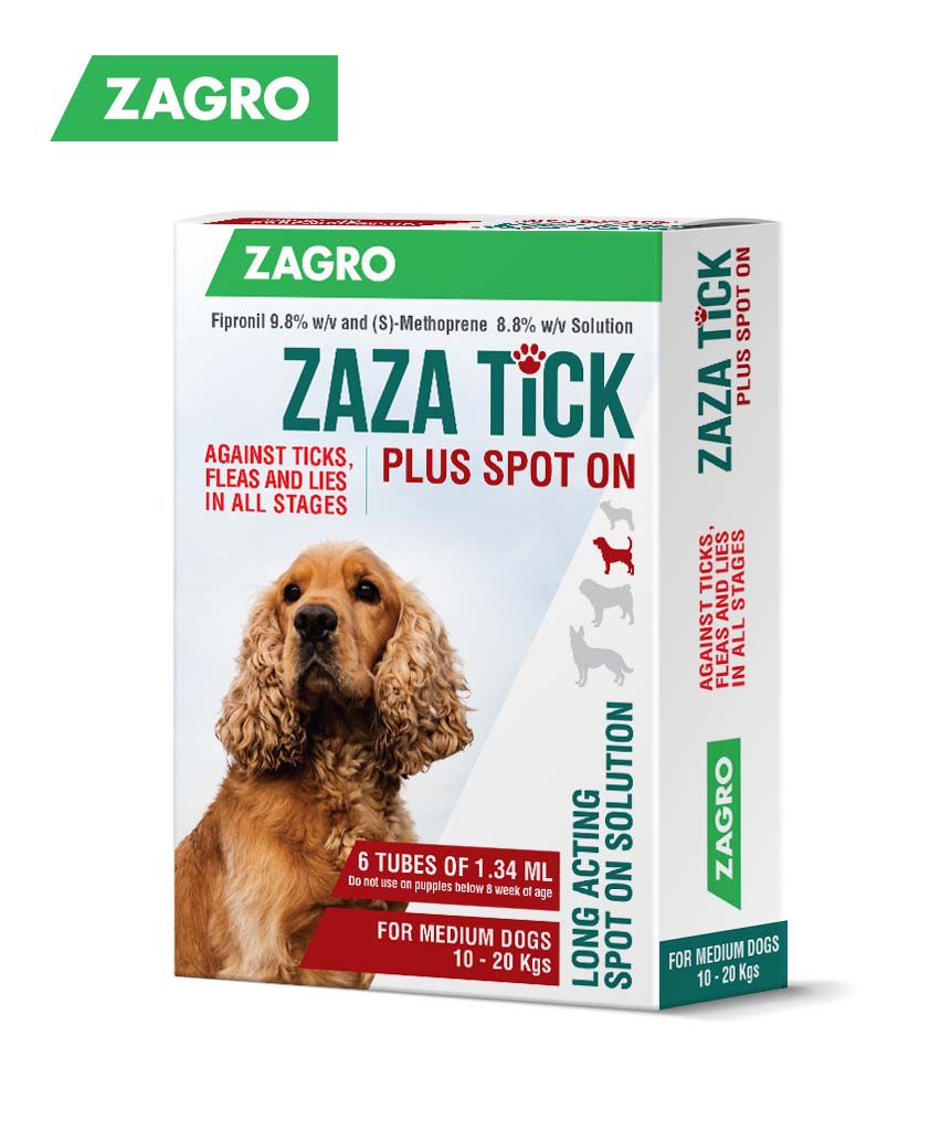 ZaZaTick Plus Spot On for Medium Dogs - Zagro Health