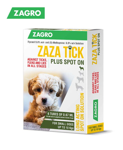 ZaZaTick Plus Spot On for Small Dogs - Zagro Health