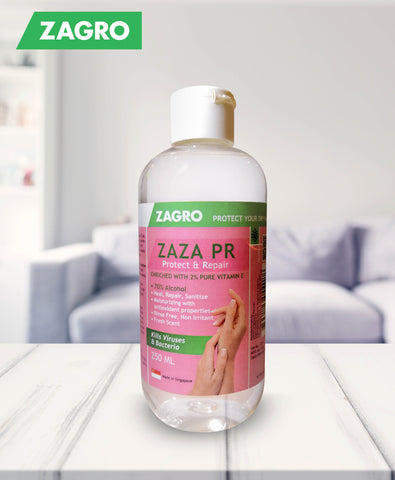 ZAZA PR 2% Vitamin E for Dry, Damaged Hands (250mL) - Zagro Health