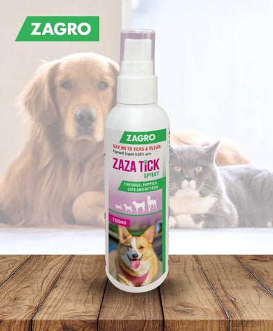 Zaza Tick Spray for Dogs and Cats - 100ml - Zagro Health